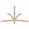 Ekena Millwork Davenport Smooth Timber Gable Bracket, Douglas Fir, 72"W x 42"H x 1 1/2"D x 3 1/2"F, 14/12 Pitch GBW072X42X0204DAV00SDF - alternate 1